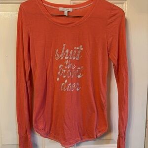 dELiA*s Coral Graphic Tee